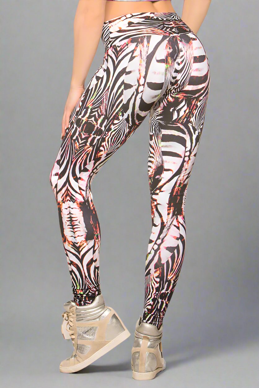 Alto Giro Abstract Zebra Legging