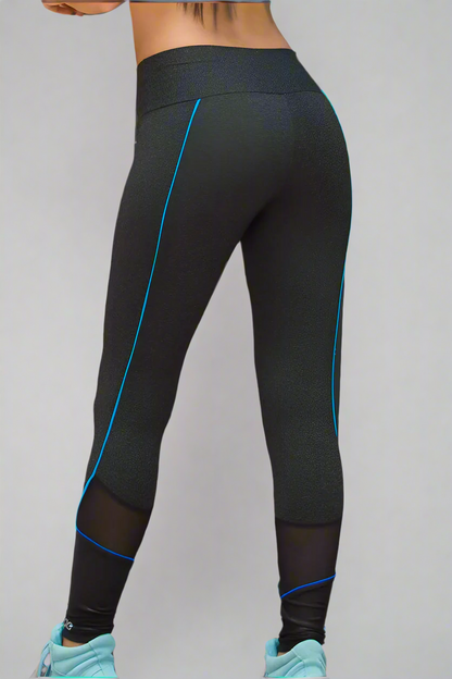 Alto Giro Black Heather Piping Legging