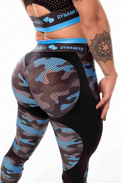 Dynamite Blue Camo Legging