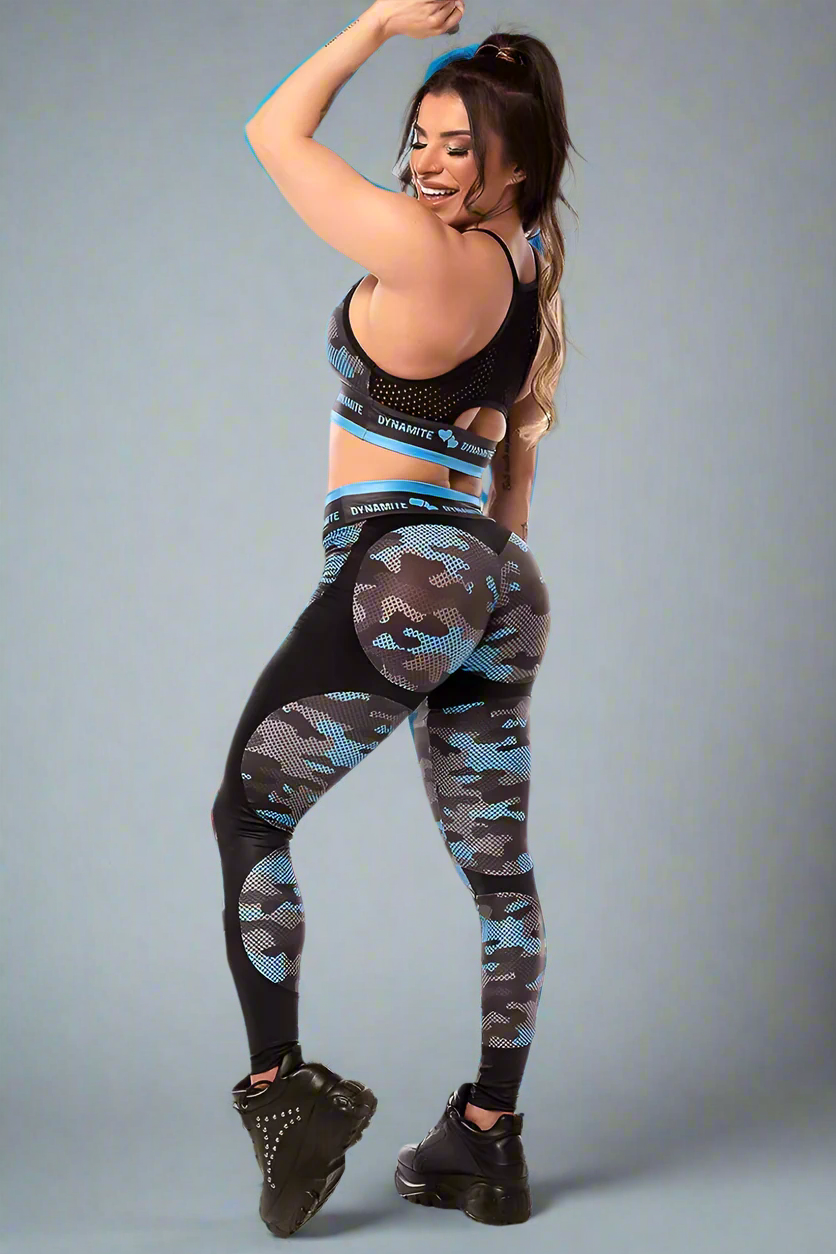 Dyna Brazil Blue Camo Legging