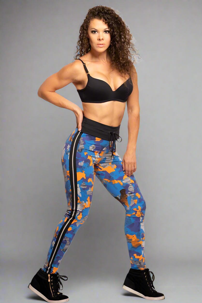 Alto Giro Camo Blues Legging