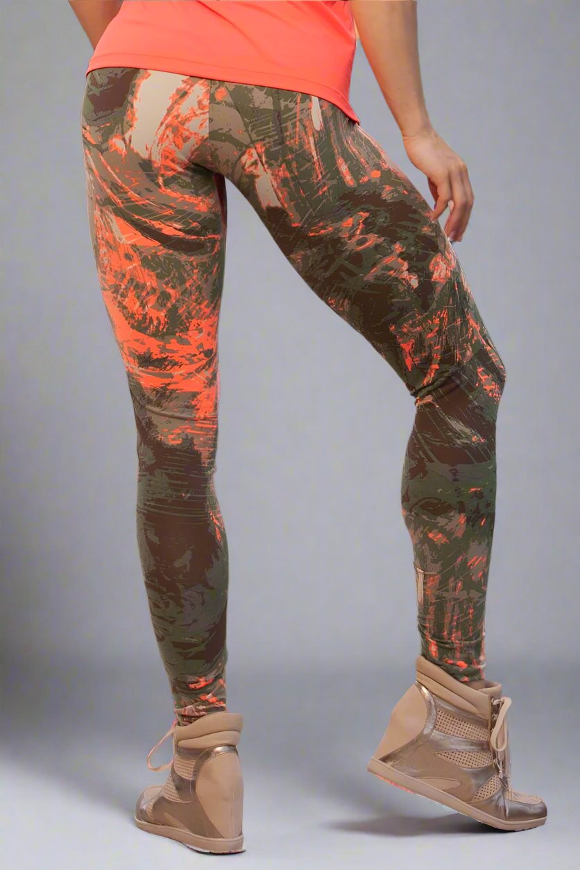 Alto Giro Army Graffiti Legging