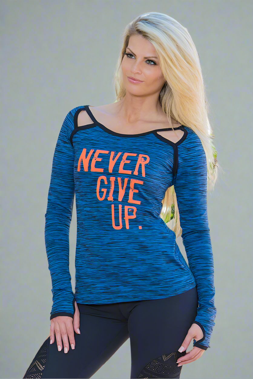 Alto Giro Never Give Up Blue Top