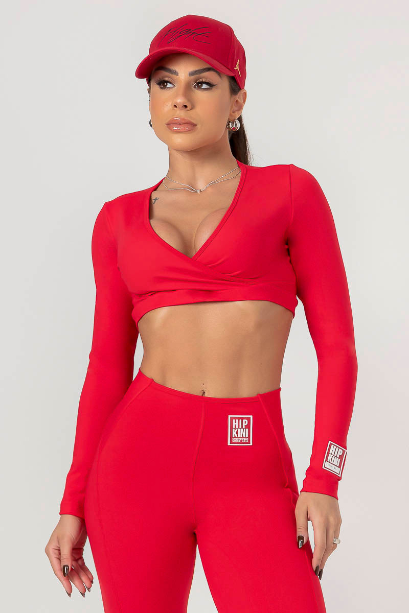 Hipkini Red Haute Top