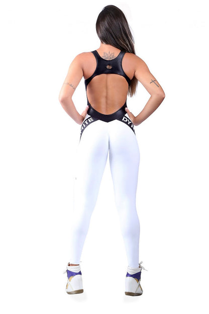 Dynamite White Eclipse Jumpsuit